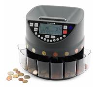 Olympia CC 300 - Contador de monedas (270 monedas/min, 8 recipientes de clasificación, pantalla LCD, conexión de impresora)
