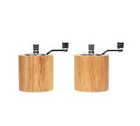 Olympia ce246 sal y pimienta Grinder Set, bambú (Pack de 2)