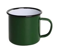 Olympia DC396 - Tazas esmaltadas, 350 ml, color verde