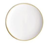 Olympia FB980 - Plato redondo de porcelana para horno (21 mm x 178 mm, 6 unidades), color blanco