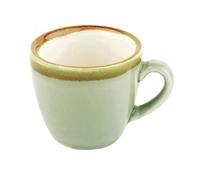 Olympia horno gp476 musgo taza de café, porcelana, verde (Pack de 6)