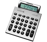 Olympia LCD 308 Calculadora de bolsillo, color plata
