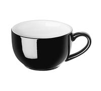 Olympia Olympia Cafe - Taza para capuchino, 340 ml, caja de 12 unidades, color negro