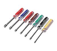 Olympia Tools Juego de destornilladores de tuercas SAE 86-513, mango de color de 7 piezas