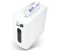Olympia Trituradora de papel CC 1010 S 10 hojas, corte P-4, 10 l, tarjetas de crédito