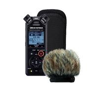 OM SYSTEM LS-P5 Grabadora de Audio Digital Portátil de Alta Resolución - PCM Lineal, Bluetooth, 16GB, Parabrisas Incluido, Larga Duración de Batería, Ideal para Música y Entrevistas