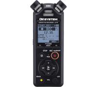 OM System LS-P5 Grabadora de Audio Hi-Res - Bluetooth, PCM y TRESMIC II | Grabación 96kHz/24-Bit con 16GB de memoria, 37h de autonomía, control por app y sistema de 3 micrófonos profesionales.