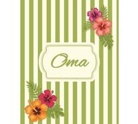 Oma Journal: A Beautiful Hibiscus Tropical Themed Lined Notebook for Thoughts, Memories, and Prayers | 120 Medium Ruled Pages for Daily Journaling, Notes, and Gratitude