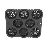 Omabeta Molde de Silicona para Panecillos de Hamburguesa, Duradero, Antiadherente, Fácil de Liberar, Resistente Al Calor, para Cocina, Perfecto para Hacer Pan o Hornear en Casa