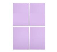 Omabeta Protectores de Hojas de 20 Piezas, Cubiertas Finas de Papel Esmerilado Impermeables para Cubiertas de Presentación, Hojas de Plástico A4 (Púrpura)