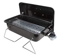 Omaha - Mini parrilla de gas portátil para camping con 8 rebabas, diseño de acero ligero y plegable para un fácil transporte y cocina al aire libre