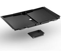 Omgoods - Bandeja universal para recoger restos de grasa - Ajustable de 60 a 80 cm - Para barbacoas de 3, 4 o 5 quemadores - Acero de alta calidad - Color - Compatible con barbacoas a gas - Recipiente