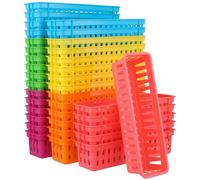 Omgoods - Cesta organizadora para lápices con 36 compartimentos - Cestas de almacenamiento coloridas para la oficina