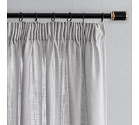 Omgoods - Cortinas cortas con aspecto de lino - Juego de 2, 160 x 140 cm