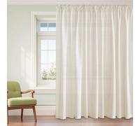 Omgoods - Cortinas transparentes cortas para sala de estar, 300 x 220 cm