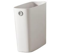 Omgoods - Cubo de basura delgado - Cubo de basura para encimera - Papelera con apertura superior - Soporte para bolsas de basura - Plástico PP/TPR duradero - Ahorra espacio, dimensiones: 11x10,6x5,1 c