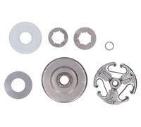 Omgoods - Embrague de alta resistencia - Tambor del embrague - Rodamientos del embrague - Juntas - Engranajes - Compatible con Husqvarna 61/66/162/266/268/272 XP - Piezas para motosierras