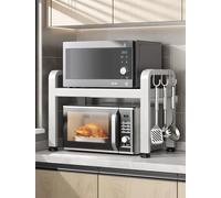 Omgoods - Estante extensible para microondas y horno - Almacenamiento para cocina, 36 x 63 cm