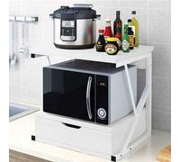 Omgoods: Estante magnético para microondas con cajón, ideal para la organización de la cocina