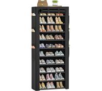 Omgoods - Estante para zapatos de 11 niveles con funda de tela - Organizador para 36-41 pares de zapatos