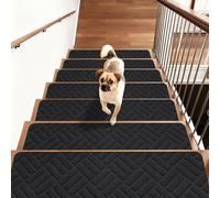 Omgoods - Juego de 14 alfombras antideslizantes para escaleras - Autoadhesivas, para escalones, 76 x 20 cm