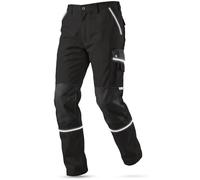 Omgoods: Pantalón de trabajo de corte largo con bolsillos tipo cargo y protectores para las rodillas