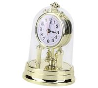 Omgoods - Reloj de mesa vintage, estilo europeo antiguo, en dorado
