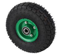Omgoods - Rueda de goma de 10 pulgadas - Capacidad de carga de 250 kg - Superficie antideslizante - Rueda para carretilla - 260x80 mm - Construcción de goma duradera