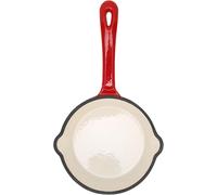 Omgoods - Sartén de hierro fundido - Cacerola profunda - Recubrimiento antiadherente - Diámetro de 18 cm - Apta para inducción/gas/horno - Duradera y resistente