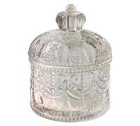 Omgoods - Tarro de cristal con tapa - Recipiente decorativo para guardar caramelos y galletas
