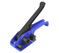 Omgoods - Tensador de bandas para embalaje con bandas - Herramienta manual - Azul - Cortador de film de alta calidad - Tensador de bandas manual - Adecuado para...