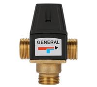 Omgoods - Válvula termostática mezcladora de latón de 3 vías, DN20, para calentadores solares