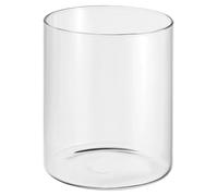 Omgoods: Vaso cilíndrico de vidrio transparente para flores y velas