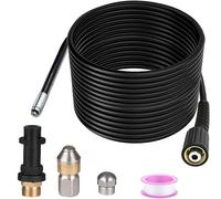 OmHO Desatascador de desagües de 15 m para hidrolimpiadora Karcher K2-K7/HD/HDS 180 bar