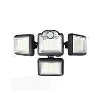 OmHome Lámpara solar en Aire Libre con El Sensor de Movimiento: Reflector en Aire Libre waterproof LED with 3 Modos de iluminación-Lámpara Solar interior with El reflector solar del Jardín del Cable d