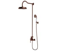 OMNIRES Armance - Juego de ducha con grifo, diámetro 23 cm, cobre AM5244ORB