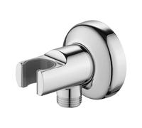 OMNIRES Art Deco - Codo de pared con soporte, cromo 8869CR