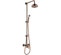 Omnires Art Deco conjunto de ducha a pared cobre AD5144ORB