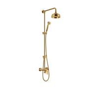 Omnires Art Deco conjunto de ducha a pared oro AD5144GL