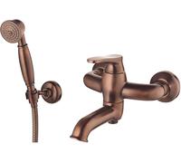 Omnires Art Deco grifo de bañera y ducha a pared cobre AD5131ORB