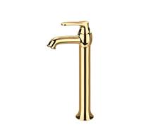 Omnires Art Deco grifo para lavabo de pie oro AD5112GL