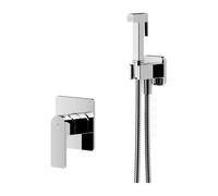 Omnires Baretti conjunto de rociador para bidé empotrado cromo SYSBABI1XCR