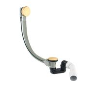 OMNIRES CGS - Conjunto de desagüe y rebosadero para bañera, longitud 81 cm, dorado TK104-PLUS-3.04+64-SGL