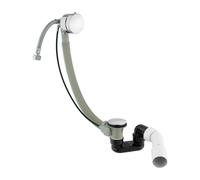OMNIRES CGS - Juego de desagüe y rebosadero para bañera con llenado, longitud 81 cm, cromo TK122-PLUS-3.01+64-SCR