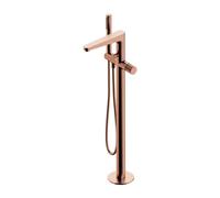 OMNIRES Contour - Griferia de baño de suelo, con cuerpo, cobre cepillado CT8033CPB