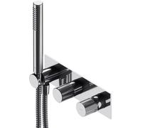 Omnires Contour grifo de bañera y ducha empotrado cromo CT8035/1CR