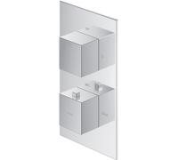 Omnires Fresh grifo de bañera y ducha empotrado con termostato cromo FR7136ROCR