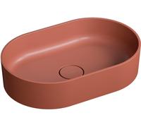 Omnires Ovo M+ lavabo 55x36 cm oval sobre encimera mate OVOUNTE