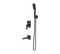 Omnires Parma conjunto de ducha empotrado grafito SYSPMW01GR