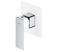 OMNIRES Parma - Grifo de ducha empotrado, con cuerpo, blanco/cromo PM7445CRB